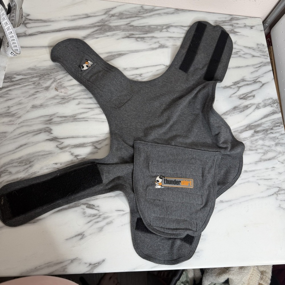 Thundershirt Dog SZ S Anxiety Jacket - Heather Gray Wearable Dog Vest Pet